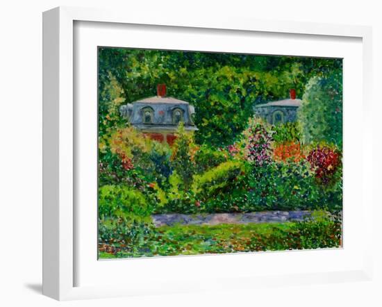 Cottages, Snug Harbor, 2015-Anthony Butera-Framed Giclee Print