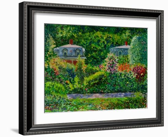 Cottages, Snug Harbor, 2015-Anthony Butera-Framed Giclee Print