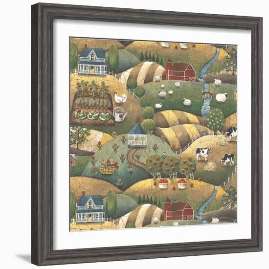 Cottages-Lisa Audit-Framed Giclee Print