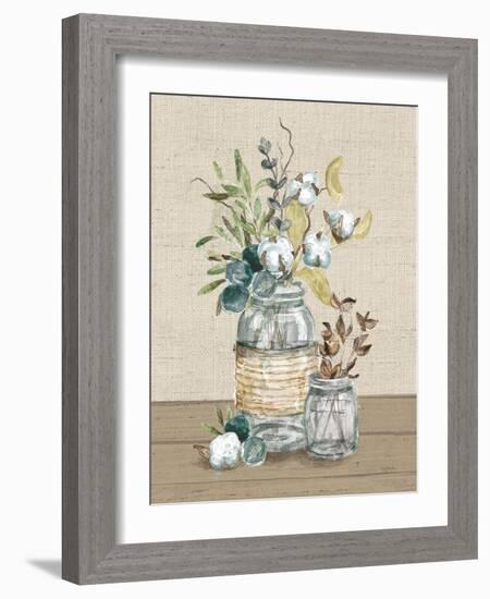 Cotton Bouquet III No Pattern-Mary Urban-Framed Art Print