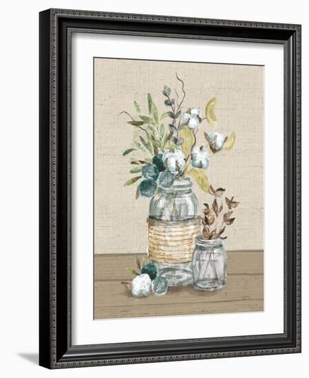 Cotton Bouquet III No Pattern-Mary Urban-Framed Art Print