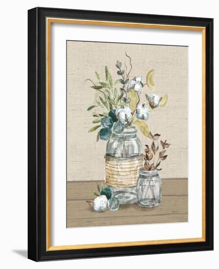 Cotton Bouquet III No Pattern-Mary Urban-Framed Art Print