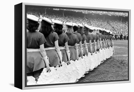 Cotton Bowl Cheerleaders-Robert W^ Kelley-Framed Premier Image Canvas