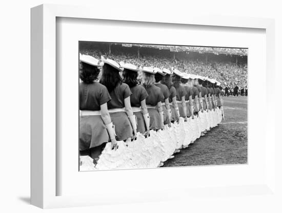 Cotton Bowl Cheerleaders-Robert W^ Kelley-Framed Photographic Print