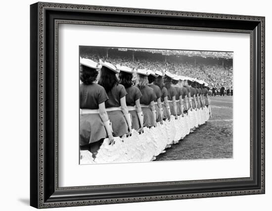 Cotton Bowl Cheerleaders-Robert W^ Kelley-Framed Photographic Print