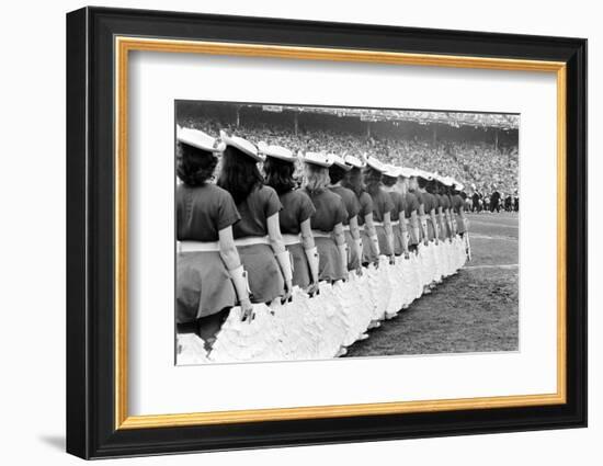 Cotton Bowl Cheerleaders-Robert W^ Kelley-Framed Photographic Print