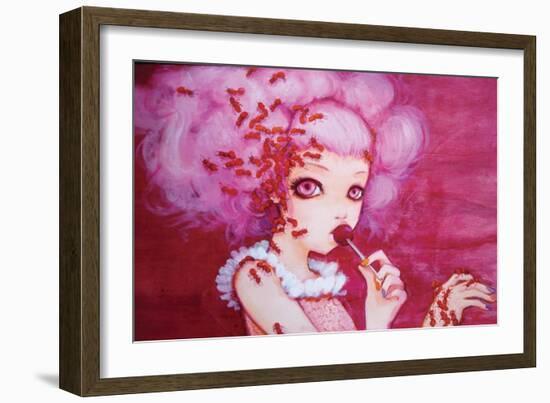 Cotton Candy Curly Cue-Camilla D'Errico-Framed Art Print