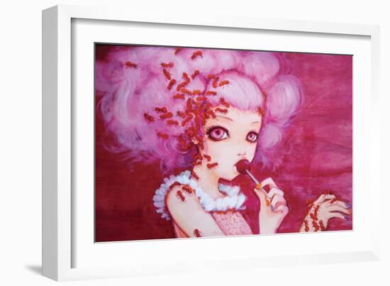 Cotton Candy Curly Cue-Camilla D'Errico-Framed Art Print