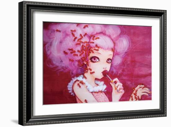 Cotton Candy Curly Cue-Camilla D'Errico-Framed Art Print