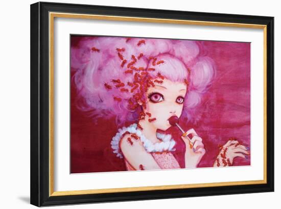 Cotton Candy Curly Cue-Camilla D'Errico-Framed Art Print