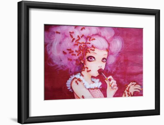 Cotton Candy Curly Cue-Camilla D'Errico-Framed Art Print