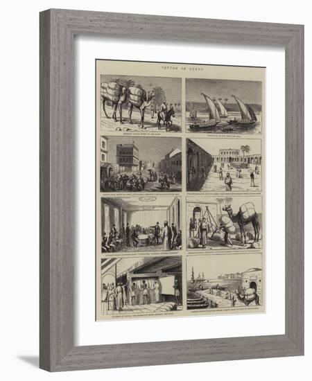 Cotton in Egypt-null-Framed Giclee Print