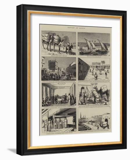 Cotton in Egypt-null-Framed Giclee Print