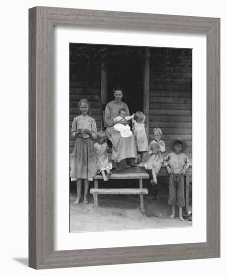 Cotton Mill Workers-Lewis Wickes Hine-Framed Photo
