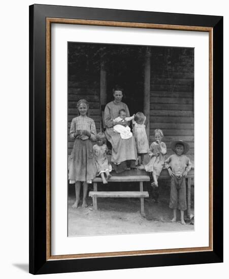 Cotton Mill Workers-Lewis Wickes Hine-Framed Photo