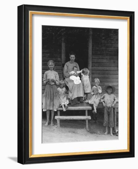 Cotton Mill Workers-Lewis Wickes Hine-Framed Photo