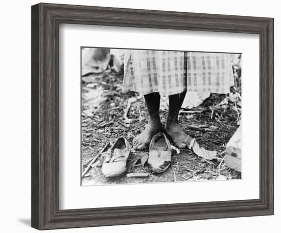 Cotton Picker, 1937-Dorothea Lange-Framed Photographic Print