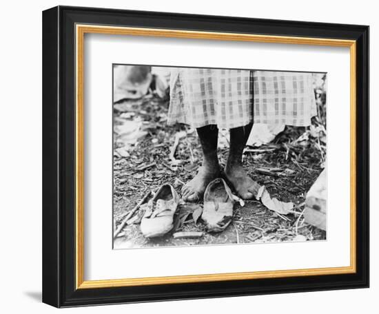 Cotton Picker, 1937-Dorothea Lange-Framed Photographic Print