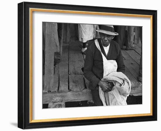 Cotton Picker, Arkansas, c.1935-Ben Shahn-Framed Photo