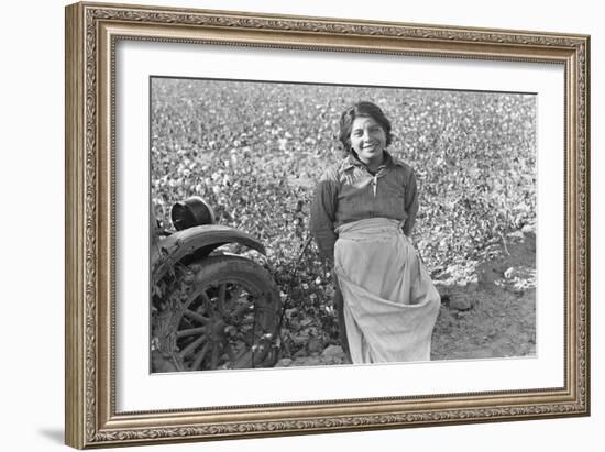 Cotton Picker-Dorothea Lange-Framed Art Print