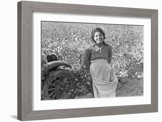 Cotton Picker-Dorothea Lange-Framed Art Print