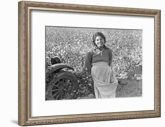 Cotton Picker-Dorothea Lange-Framed Art Print