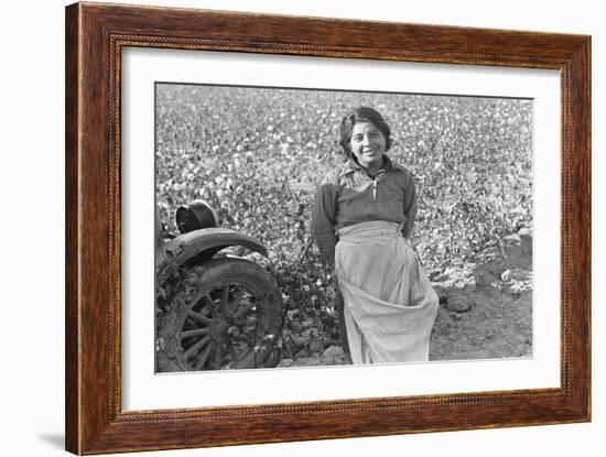 Cotton Picker-Dorothea Lange-Framed Art Print