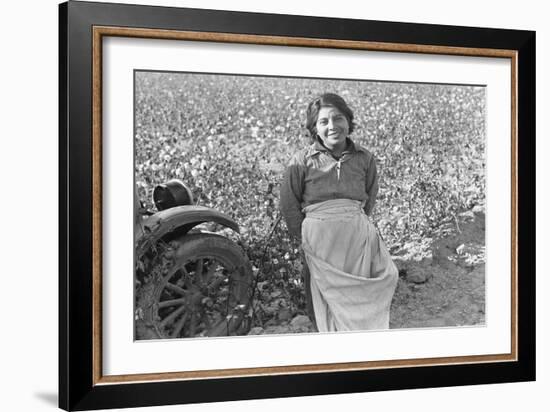 Cotton Picker-Dorothea Lange-Framed Art Print