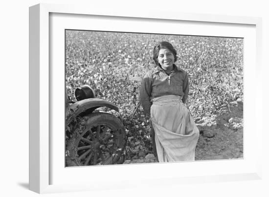 Cotton Picker-Dorothea Lange-Framed Art Print