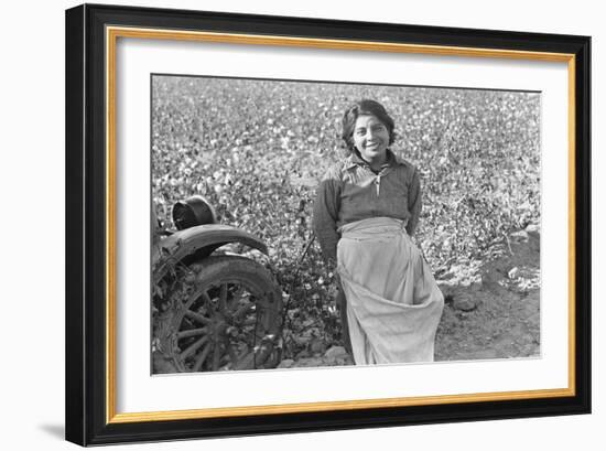 Cotton Picker-Dorothea Lange-Framed Art Print