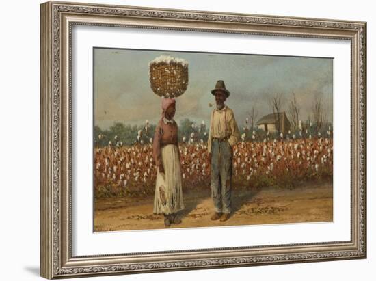 Cotton Pickers, c.1890-William Aiken Walker-Framed Giclee Print