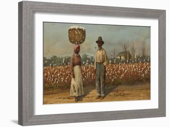 Cotton Pickers, c.1890-William Aiken Walker-Framed Giclee Print