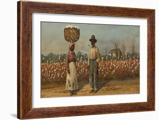 Cotton Pickers, c.1890-William Aiken Walker-Framed Giclee Print