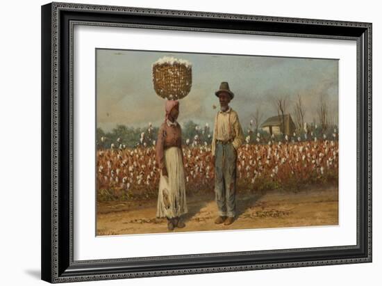 Cotton Pickers, c.1890-William Aiken Walker-Framed Giclee Print