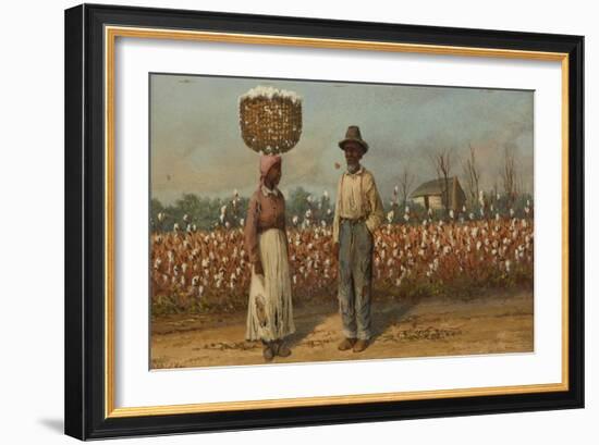 Cotton Pickers, c.1890-William Aiken Walker-Framed Giclee Print