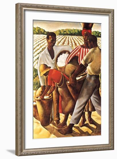 Cotton Pickers-Earle Wilton Richardson-Framed Art Print