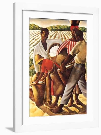 Cotton Pickers-Earle Wilton Richardson-Framed Art Print