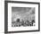 Cotton Picking Machine Doing the Work of 25 Field Hands on Large Farm in the South-Margaret Bourke-White-Framed Premium Photographic Print