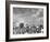 Cotton Picking Machine Doing the Work of 25 Field Hands on Large Farm in the South-Margaret Bourke-White-Framed Photographic Print