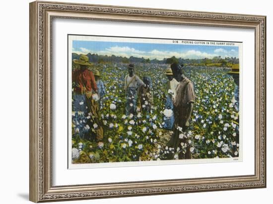 Cotton Plantation-null-Framed Art Print