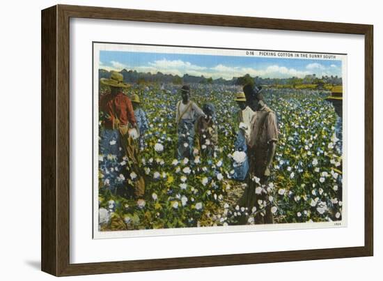 Cotton Plantation-null-Framed Art Print