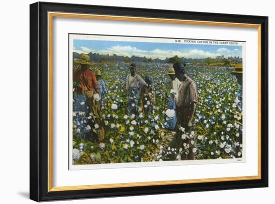 Cotton Plantation-null-Framed Art Print