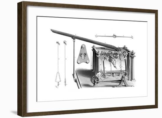 Cotton's Patent Automaton Balance. with Pilcher's Improvements, 1866-Joseph Wilson Lowry-Framed Giclee Print