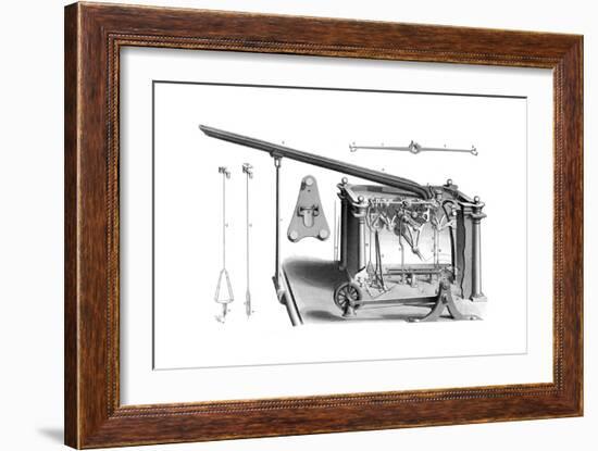 Cotton's Patent Automaton Balance. with Pilcher's Improvements, 1866-Joseph Wilson Lowry-Framed Giclee Print