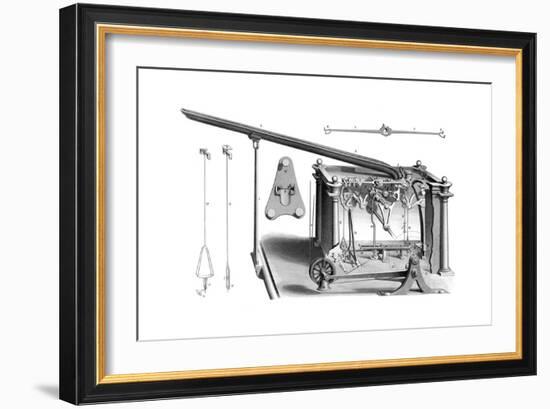 Cotton's Patent Automaton Balance. with Pilcher's Improvements, 1866-Joseph Wilson Lowry-Framed Giclee Print