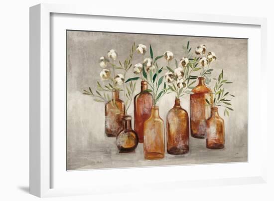 Cotton Still Life I Gray-Julia Purinton-Framed Art Print