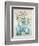 Cotton Still Life III Blue-Julia Purinton-Framed Premium Giclee Print