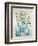 Cotton Still Life III Blue-Julia Purinton-Framed Premium Giclee Print