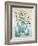 Cotton Still Life III Blue-Julia Purinton-Framed Art Print