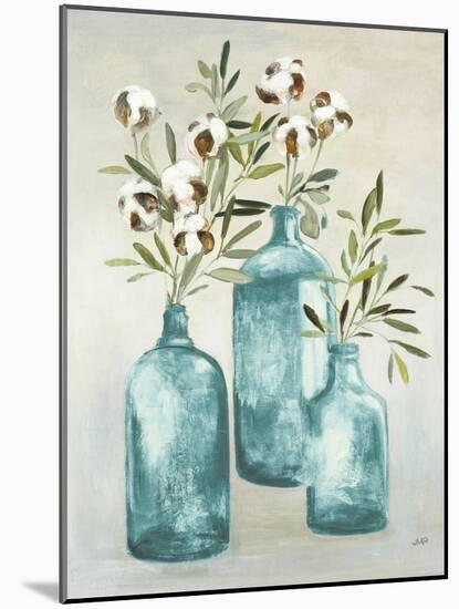 Cotton Still Life III Blue-Julia Purinton-Mounted Art Print